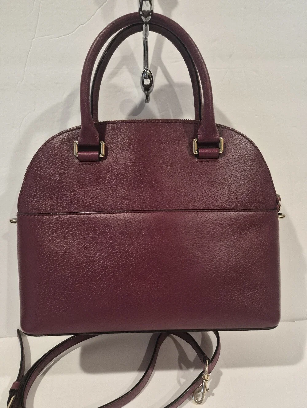 Kate Spade NY Grove Street Carli Pebbled Leather Domed Crossbody/Satchel